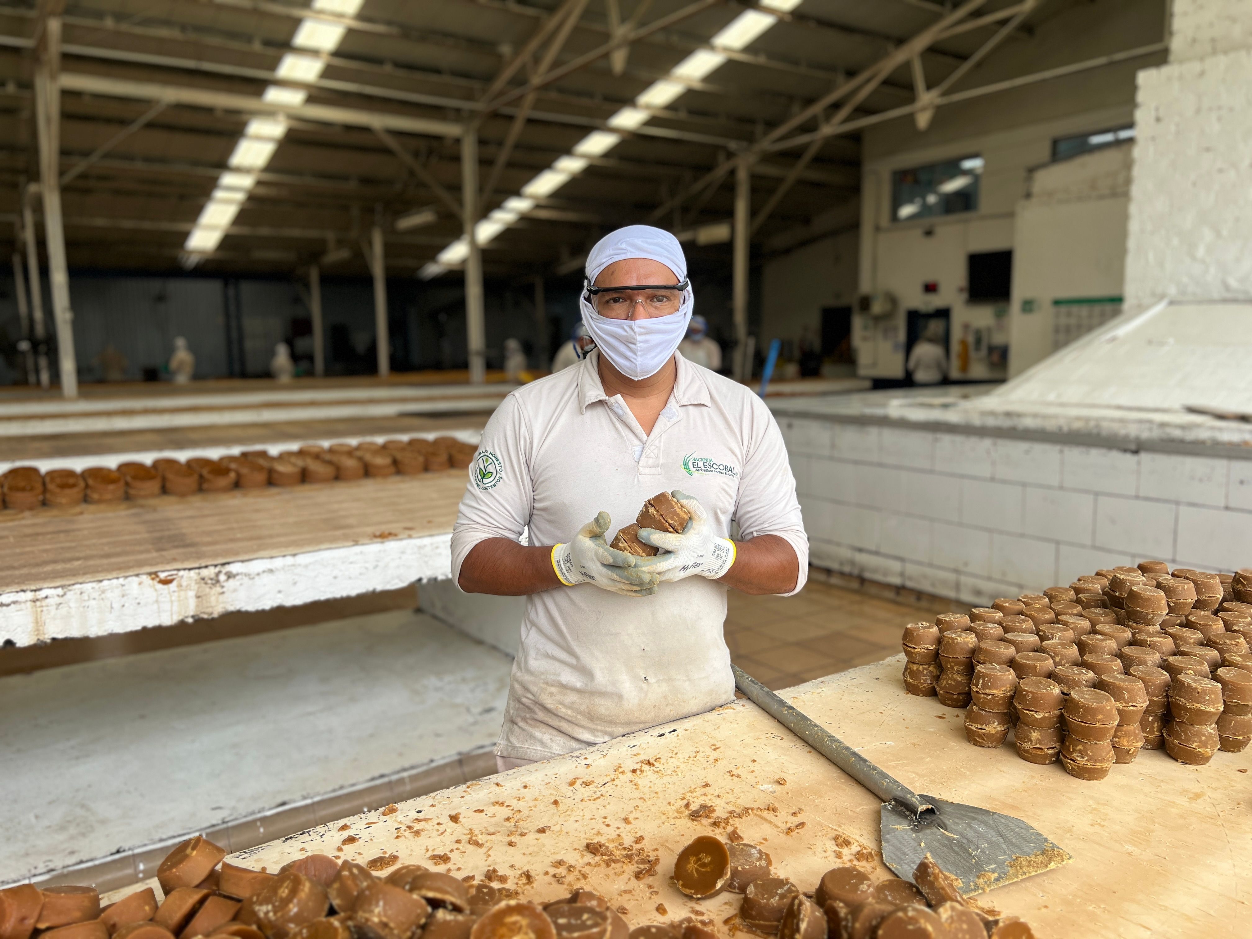 Producción de panela colombiana